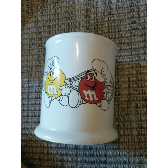 M&M'S 5" TALL CERAMIC KITCHEN TOOL CADDY 1996 - Picture 1 of 5